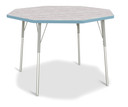 Octagon Activity Table - 48" X 48" - Driftwood Gray (Thumbnail)
