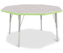 Octagon Activity Table - 48" X 48" - Driftwood Gray (Thumbnail)