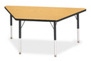 Trapezoid Activity Tables - 30" X 60" - Oak (Thumbnail)