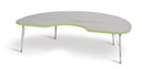 Kidney Activity Table - 48" X 72" - Driftwood Gray (Thumbnail)
