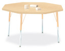 Octagon Activity Table - 48" X 48" - Maple (Thumbnail)