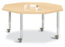 Octagon Activity Table - 48" X 48" - Maple (Thumbnail)