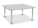 Square Activity Table - 48" X 48" - Driftwood Gray (Thumbnail)