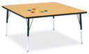 Square Activity Table - 48" X 48" - Oak (Thumbnail)