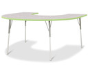 Horseshoe Activity Table - 60" X 66" - Driftwood Gray (Thumbnail)