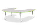 Horseshoe Activity Table - 60" X 66" - Driftwood Gray (Thumbnail)