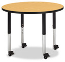 Round Activity Table - 36" Diameter - Oak (Thumbnail)
