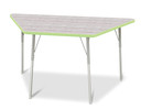 Trapezoid Activity Tables - 30" X 60" - Driftwood Gray (Thumbnail)