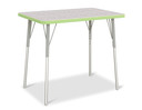 Rectangle Activity Table - 24" X 36", A-height - Driftwood Gray/Gray/Gray (Thumbnail)