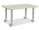Rectangle Activity Table - 24" X 36", A-height - Driftwood Gray/Gray/Gray (Thumbnail)