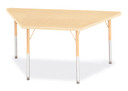 Trapezoid Activity Tables - 30" X 60" - Maple (Thumbnail)