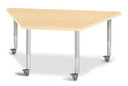 Trapezoid Activity Tables - 30" X 60" - Maple (Thumbnail)