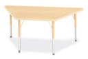 Trapezoid Activity Tables - 30" X 60" - Maple (Thumbnail)