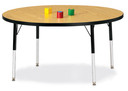 Round Activity Table - 48" Diameter - Oak (Thumbnail)