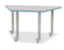 Trapezoid Activity Table - 24" X 48" - Driftwood Gray (Thumbnail)