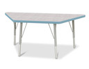 Trapezoid Activity Table - 24" X 48" - Driftwood Gray (Thumbnail)