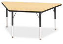 Trapezoid Activity Tables - 24" X 48" - Maple (Thumbnail)