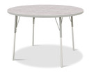 Round Activity Table - 48" Diameter - Driftwood Gray (Thumbnail)