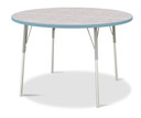 Round Activity Table - 48" Diameter - Driftwood Gray (Thumbnail)