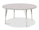 Round Activity Table - 48" Diameter - Driftwood Gray (Thumbnail)