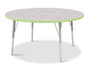 Round Activity Table - 48" Diameter - Driftwood Gray (Thumbnail)