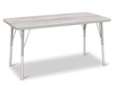 Rectangle Activity Table - 24" X 48" - Driftwood Gray (Thumbnail)
