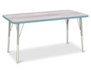 Rectangle Activity Table - 24" X 48" - Driftwood Gray (Thumbnail)