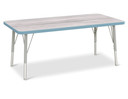 Rectangle Activity Table - 24" X 48" - Driftwood Gray (Thumbnail)