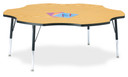 Six Leaf Activity Table - 60" - Oak (Thumbnail)