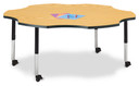 Six Leaf Activity Table - 60" - Oak (Thumbnail)