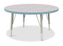 Round Activity Table - 36" Diameter - Driftwood Gray (Thumbnail)