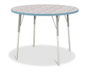 Round Activity Table - 42" Diameter - Driftwood Gray (Thumbnail)