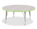 Round Activity Table - 42" Diameter - Driftwood Gray (Thumbnail)