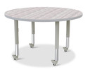 Round Activity Table - 42" Diameter - Driftwood Gray (Thumbnail)