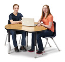 Collaborative Hub Table - 44" X 47" - Maple (Thumbnail)