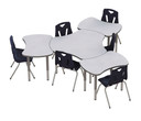 Collaborative Hub Table - 44" X 47" - Maple (Thumbnail)