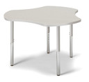 Collaborative Hub Table - 44" X 47" - Gray/Gray (Thumbnail)