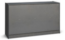Mobile Wooden Gray Toy Storage Bookshelf (Thumbnail)