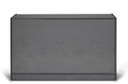 Mobile Wooden Gray Toy Storage Bookshelf (Thumbnail)