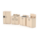 Kids Culinary White Play Kitchen 4 Piece Set (Thumbnail)
