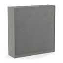 5 Section Wooden Gray Coat Locker With Cubbies (Thumbnail)