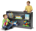 Wooden Gray Adjustable 2 Shelf Toy Storage Bookshelf (Thumbnail)