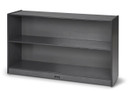Wooden Gray Adjustable 2 Shelf Toy Storage Bookshelf (Thumbnail)