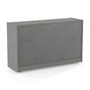 20 Clear Cubby Wooden Gray Mobile Storage Unit (Thumbnail)