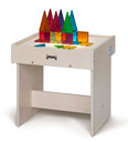 White Wood Kids Classroom Light Box Table (Thumbnail)