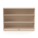 3 Shelf Wooden White Classroom Toy Storage Bookshelf (Thumbnail)
