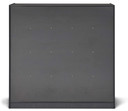 5 Section Wooden Gray Coat Locker Cubby With Bench (Thumbnail)