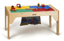 Kids DUPLO® Compatible Wood Rectangle Storage Table (Thumbnail)