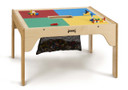 Wood LEGO® Compatible Square Storage Table (Thumbnail)
