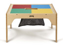 Wood LEGO® Compatible Square Storage Table (Thumbnail)